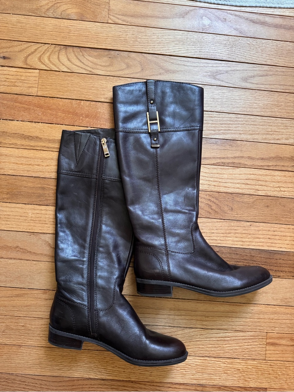 Tommy Hilfiger Brown Tall Boots